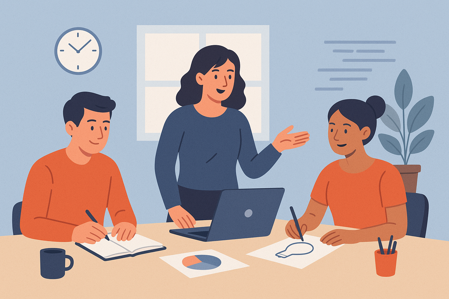 Team working at Aether Synergy